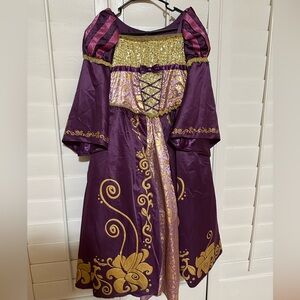 Disney Store Tangled Rapunzel Deluxe Designer Collection Costume Dress Size11/12